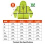 Ergodyne GloWear 8305W High Visibility Women’s Hooded Zip-Up Sweatshirt, ANSI Class R3, Lime, Large (22894)~#|#~26033A23-306B-444C-B0041B71FE41E8A4_sc7