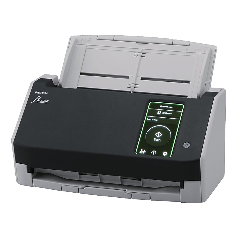 Ricoh fi-8040 Duplex Document Scanner, Black/Gray (PA03836-B005) image 1