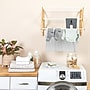 Household Essentials Folding Bamboo Drying Rack, White/Natural (HE1204)~#|#~2608A1F0-432E-4223-AF26B334AD034B97_sc7