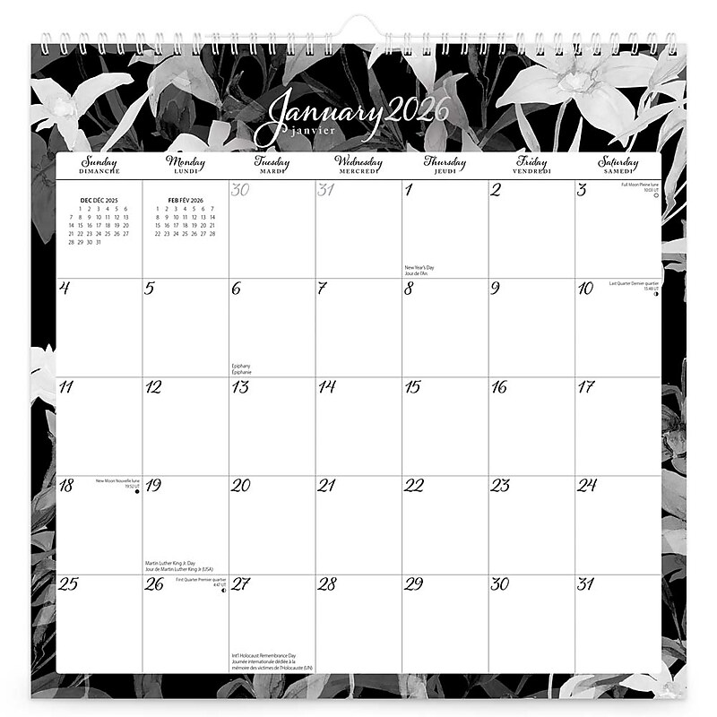 2026 BrownTrout Pen & Ink 12" x 12" Monthly Wall Calendar (9798330707577) image 1
