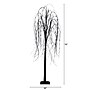Nearly Natural 6' Pre-Lit Halloween Black Willow Artificial Fall Tree with 160 Orange and Purple LED Lights (T4755)~#|#~261D6D5D-02B4-4EC9-8C5DBE59F94D048A_sc7
