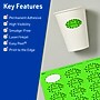 Avery Oval Multipurpose Labels, 1-1/8" x 2-1/4", Neon Green, 210/Pack (94054)~#|#~261EED6C-613C-4FED-B27EB0A1B4F7AFA9_sc7