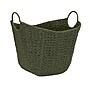 Household Essentials Woven Storage Wicker Basket with Handles, Green (ML-4122)~#|#~261FBEDD-D01B-4966-AEC29E9F0DFCDFE3_sc7