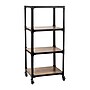 Mind Reader 4-Tier Bar Cart Rolling Utility Cart, Black (4TWDMTCART-BLK)~#|#~26216600-5F20-47C7-AAB1BCBF5D92F86B_sc7