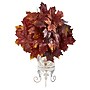 Nearly Natural 20" Autumn Maple Leaf Artificial Plant in Metal Planter (P1545-BG)~#|#~26222E77-1ADC-4C5C-8730269EFE8F9BFF_sc7