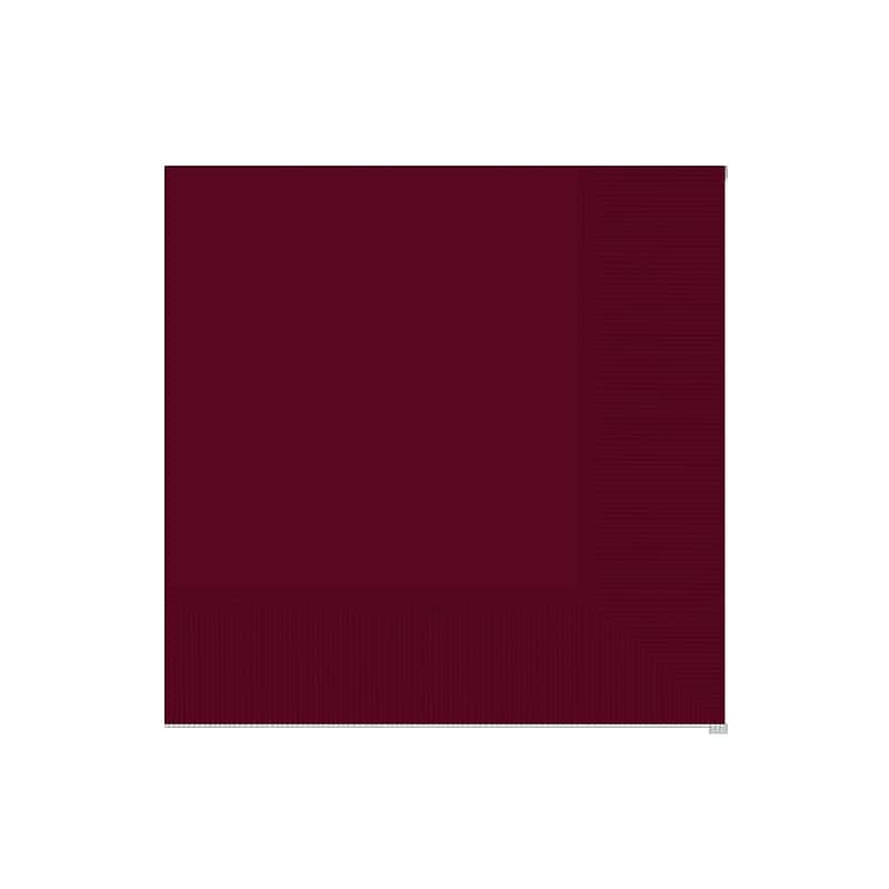 Party City Lunch Napkin, 2-Ply, Maroon, 40 Napkins/Pack (AM61211-169) image 1