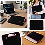 SumacLife 13" Laptop Sleeve, Black/Pink (NBKLEA672)~#|#~262A105D-B423-4103-8B186431FCE08615_sc7
