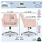 Serta Style Ashland Fabric Swivel Computer and Desk Chair, Blush Pink (47140C)~#|#~262BD912-BD54-454E-AFEAB5B588BDBC50_sc7