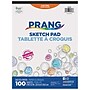 Prang 12" x 9" Tape Bound Sketch Pad, 100 Sheets/Pad, 3/Bundle (PAC2348-3)~#|#~262F2654-5BC4-421E-AAFC0786691E01F2_sc7