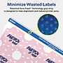 Avery Laser/Inkjet Decorative Edge Multipurpose Labels, 1-5/8" x 1-5/8", Clear, 2000/Box (94110)~#|#~2631E759-D6D4-40E4-B2A02309C79F4FBD_sc7