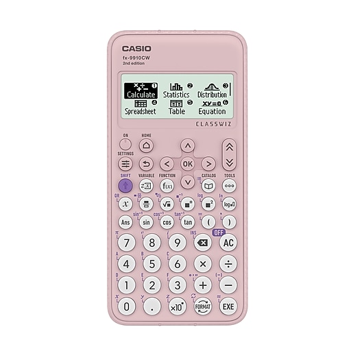 【If】 Casio 10-Digit Battery Powered Scientific Calculator, Pink (FX
