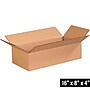 16" x 8" x 4" Shipping Boxes, 32 ECT, Brown, 25/Bundle (1684)~#|#~2637ECAC-1947-4C7D-945D94D2884D5BAE_sc7
