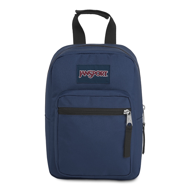 Jansport Big Break Insulated Lunch Bag, 2-Compartment, Navy (JS0A352L003) image 1