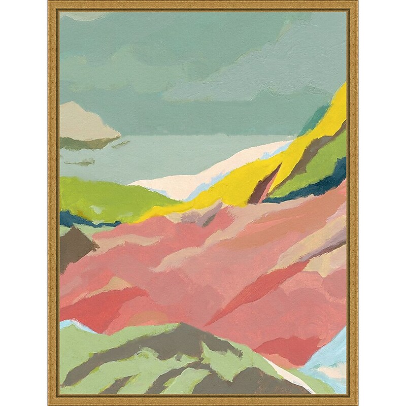 Amanti Art Candy Coast II (Mountains) by Jacob Green Framed Canvas Wall Art Print, 18" x 24" (A42675339717) image 1