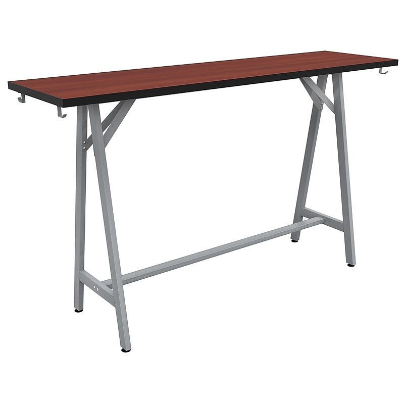 Safco Spark Teaming Table, 20" x 72", Biltmore Cherry (SPK7220SLBMCH) image 1