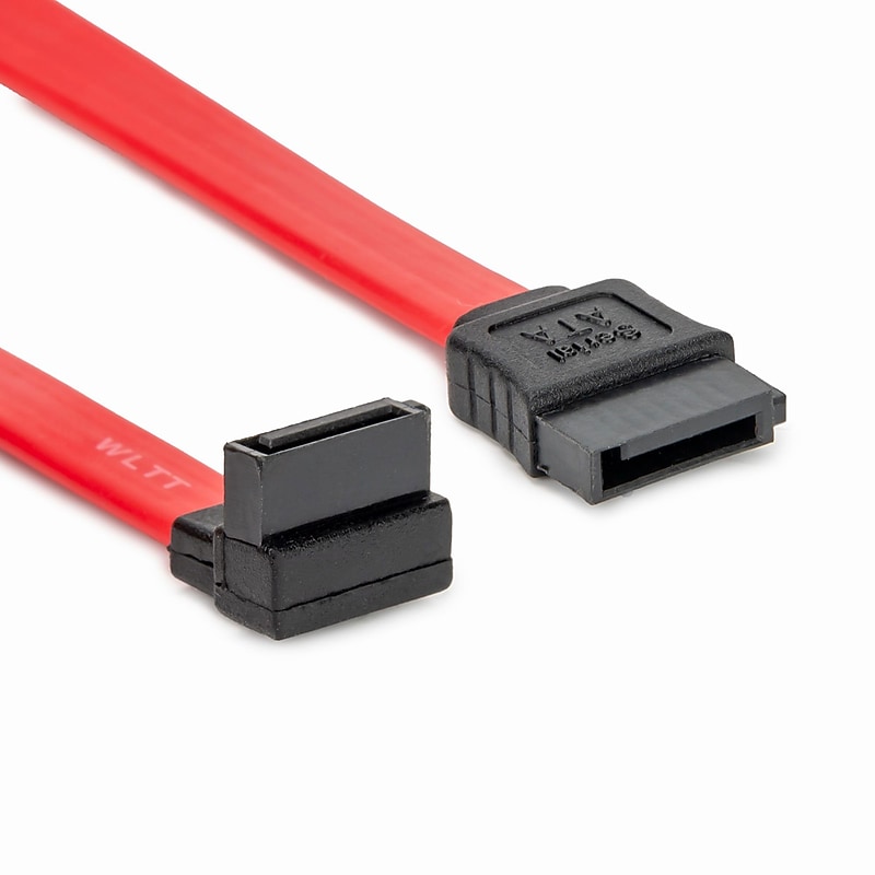 Rocstor 1.5' SATA 3.0 to SATA 3.0 Cable, Female to Female, Red (Y10C863-RD) image 1