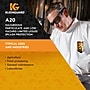 KleenGuard A20 Zipper Front Coverall With Elastic Wrists/Ankles, Breathable Particle Protection, White, 4XL, 20/Carton ~#|#~26446FFB-003B-4F1A-978AFD71839D2A9C_sc7