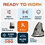 Delton S22 Wireless Ergonomic Vertical Optical Mouse, Gray/Black (DMERGS22-WB)~#|#~2646D0BC-CACA-47BD-92634CB0DA9722AD_sc7