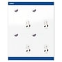 Avery Laser/Inkjet Rectangle Multipurpose Labels, 4" x 3-1/3", White, 40/Pack (S00-F46)~#|#~264EE295-1D76-4636-9A192E7774DBF6A9_sc7