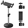 Delton T401 Adjustable 4-in-1 Stand for Tablet, Phone & Webcam, Multi-Use Desktop Holder, Black (DCT401)~#|#~264FFFF7-D7BE-466D-977559E3C03A5E6C_sc7