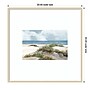 Amanti Art Coastal Serenity - Dunes and Sea by PI Studio Wood Framed Wall Art Print, 33"W x 33"H (A426710406115)~#|#~2651DBD1-29E4-4BC0-8F911009688351C8_sc7