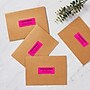 Avery Sure Feed Laser Address Labels, 1" x 2 5/8", Neon Magenta, 750 Labels/Pack (5970)~#|#~2655CFE6-478C-4776-BFCE5193043D961C_sc7