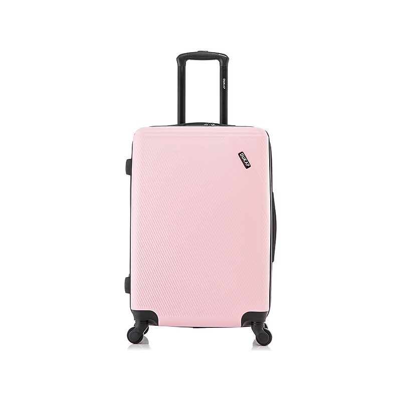 DUKAP Discovery 24" Hardside Suitcase, 4-Wheeled Spinner, TSA Checkpoint Friendly, Pink (DKDIS00M-PNK) image 1
