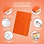 Clever Fox Food Hardcover Guided Journal, 5.83" x 8.43", Orange (KL-33NA-AXO2)~#|#~265FB22D-8FE5-4011-A4C3B0A8034604AF_sc7
