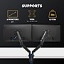 Fellowes Platinum Series Adjustable Dual Arms, Up to 40" Monitor, Black (8042501)~#|#~2663C2D1-CC6D-4E14-BFF374FBD1812495_sc7
