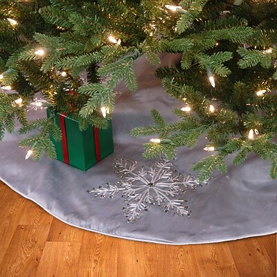 National Tree Company 42" Snowflake Tree Skirt