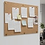 Excello Brands Cork Bulletin Board, Black and Gold Wall Posts, 24" x 36" (CRKBRD-2436-BG)~#|#~266B78D7-24F3-4E43-A67DF47A597B4A09_sc7