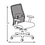 HON Ignition 2.0 Mesh/Fabric Swivel Task Chair, Charcoal/Breeze (HIWMM.Y1.A.TS.IB.HAML17.TL.SB.TI)~#|#~266DDCDF-8354-481D-AF8402B69CD9D48B_sc7