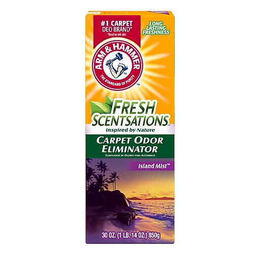 Arm & Hammer Deodorizing Carpet Cleaning Powder, Fresh, 30 oz, 6/Carton