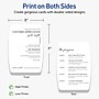 Avery Arched Rectangle Integrated Cards, Matte White, 100/Pack (19479398908)~#|#~267140FE-A433-4B0B-9E9DA5606AC6EF64_sc7