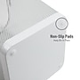 Mind Reader Metal Trash Can Without Lid, 5 Gallon, White, 2/Pack (2SQUAGA-WHT)~#|#~26719C14-02A2-45BC-AE91522546C4594E_sc7