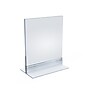 Azar Sign Holder, 5" x 7", Vertical, Clear Acrylic, 10/Pack (102722)~#|#~2671B138-035C-4FC5-A63EFC90D64EE5BA_sc7