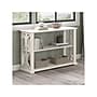 Bush Furniture Homestead 47" x 16" Console Table with Shelves, Linen White Oak (HOT248LW-03)~#|#~2672634F-4B6E-494E-BFAC5BA579C8D087_sc7