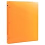 JAM Paper 1/2" 3-Ring Flexible Poly Binder, Orange (PB75237OR)~#|#~26726CA2-DE8A-4B05-85ECC9CCD9D843E3_sc7