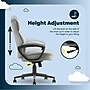 Serta Comfort Ergo Ergonomic Velvet Fabric Swivel Executive Chair, Gray (CCHR10016C)~#|#~26739526-13AA-4953-884B5BB7F4776E2D_sc7