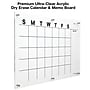 Excello Brands Acrylic Dry-Erase Calendar Whiteboard, 20" x 30", Black Print (ACRYLBRD-CAL20X30-BLK)~#|#~2673F7EE-609A-4F17-9B9F3CFE52915742_sc7