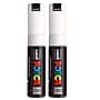 POSCA PC-7M Water Based Paint Marker, Broad Bullet Tip, White, 2/Pack (UBCPC7MWHITE-2)~#|#~26807244-60B7-4F9A-920220DBFB343CAB_sc7