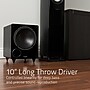 Fluance DB10W 10" Low Frequency Powered Subwoofer for Home Theater, Walnut~#|#~26810B24-3F99-4E98-841A2B036809B954_sc7