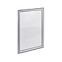 Azar Poster Holder, 11" x 17", Wall Mounted, Silver Plastic (300340-SLV-2PK)~#|#~2682318C-4425-4616-9856A6642D314D3B_sc7