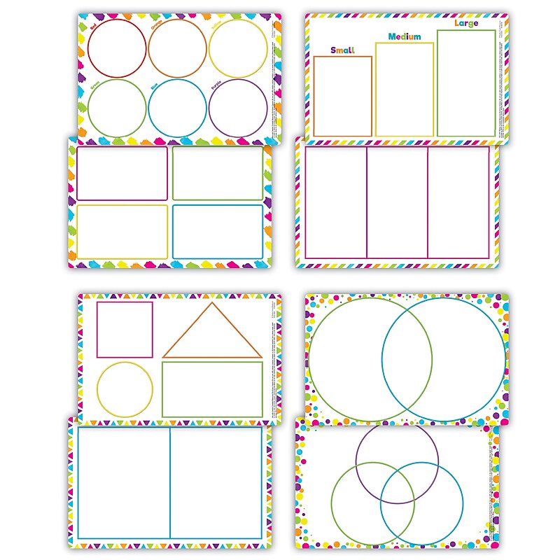Teacher Created Resources Sorting Mats, 4/Set (TCR21032) image 1