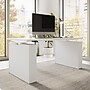 Bush Business Furniture Stratus 60"W Electric Rectangular Adjustable Standing Desk, White (SUT001WH)~#|#~268B5626-A6C4-4F62-AAC4C873DFA8256B_sc7