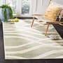 Safavieh Adirondack Collection 8' x 10' Rectangle Area Rug, Machine Made, Sage/Cream (ADR125x-8)~#|#~268F6093-4589-43C4-AEEC1F64336EB2A2_sc7