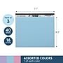 Roaring Spring WIDE Landscape Notepad, College Ruled, 11" x 9.5", Assorted Colors, 40 Sheets, 3/Pack (74535)~#|#~26923180-7F4F-443E-8485CF6D2FDE3B6B_sc7