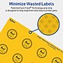 Avery Laser/Inkjet Round Multipurpose Labels, 1.75" Dia., Bright Yellow, 800/Pack (94509)~#|#~26983FB5-8CF4-4512-9F96863359E23525_sc7