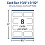 Avery Business Cards, 1-3/4" x 3-1/2" , Glossy White, 200/Pack (95286)~#|#~269A767D-7FA5-4193-B410AC1F5E24D48C_sc7