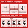 Staples Hard Floor Chair Mat with Lip, 36" x 48", Clear Polycarbonate (ST63679)~#|#~26A37B05-AA00-4582-A09203E06D56C277_sc7